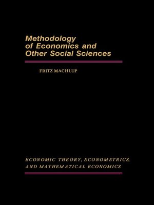 cover image of Methodology of Economics and Other Social Sciences